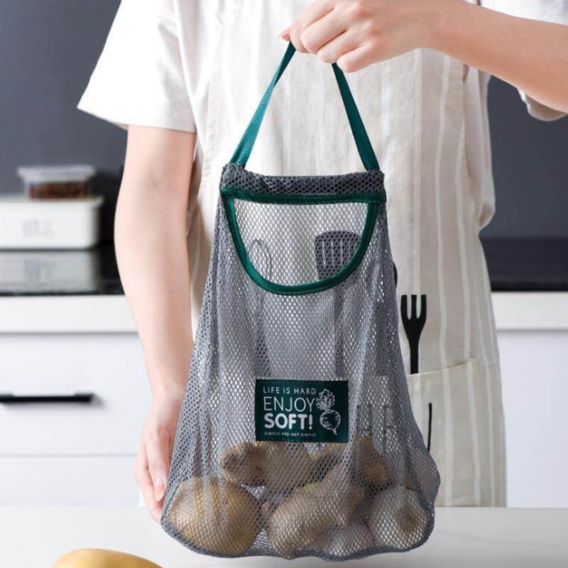 Reusable Cotton Grocery Vegetable Bags - Image 1