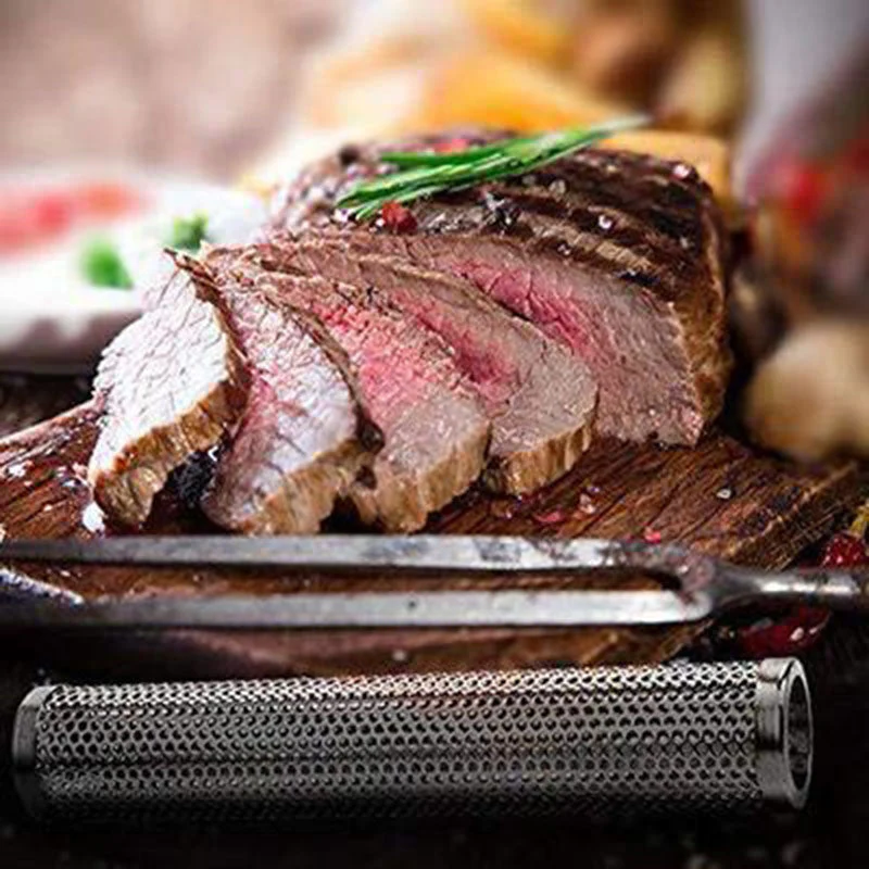 Stainless Steel BBQ Smoking Mesh Pipe - Image 3