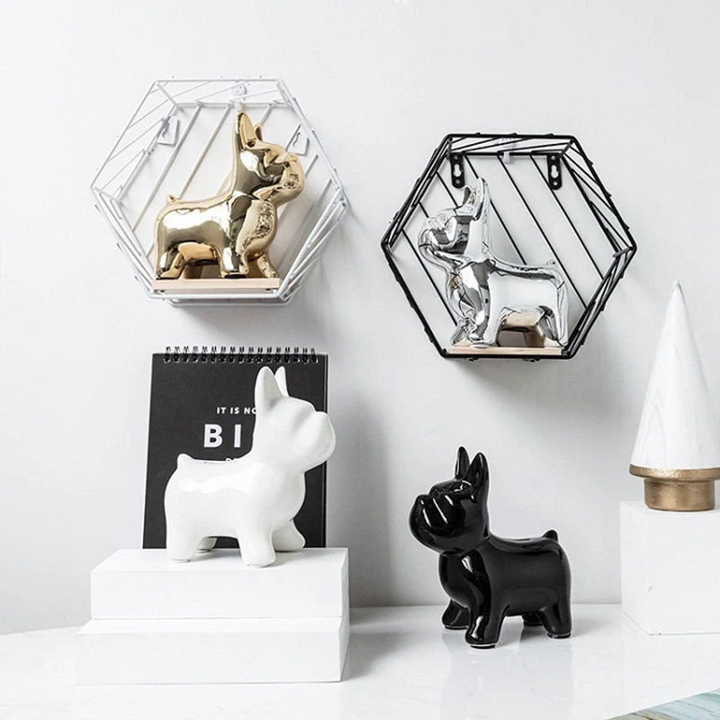Nordic Ceramic Bulldog Piggy Bank - Image 2