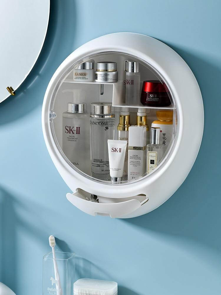 Wall Mounted Bathroom Shelf Cosmetics Box - Image 3