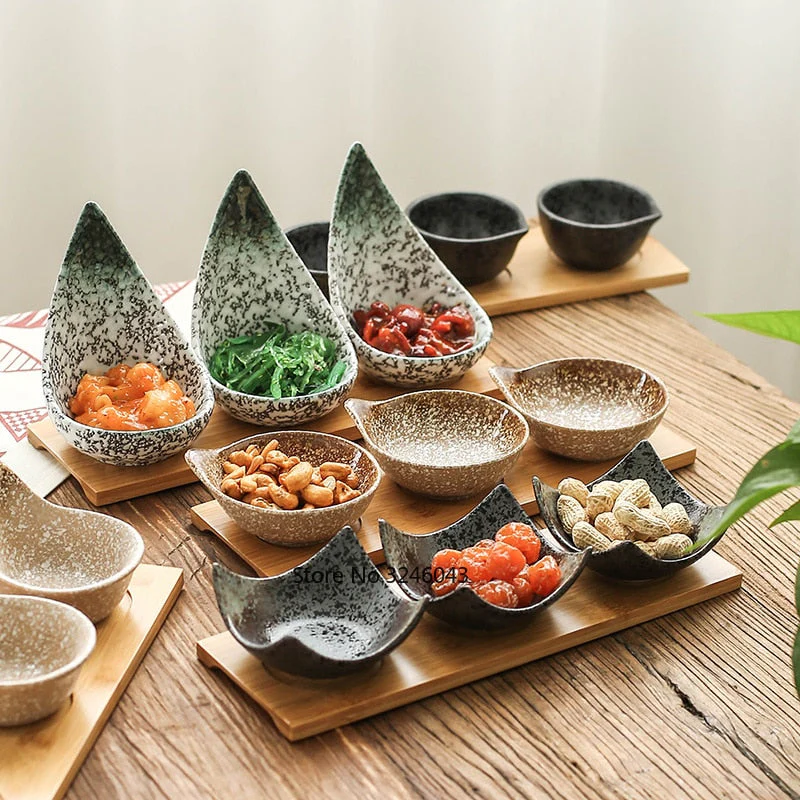 Creative Japanese style Ceramic Snack Bowls - Image 1