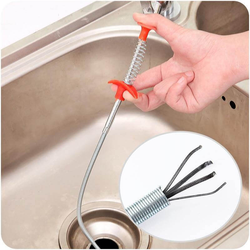 Elastic Clog Remover Drain Cleaning Stick Tool - Image 1