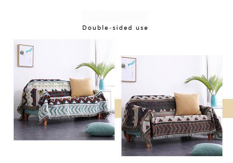 Boho StyleKnitted Blanket - Image 3