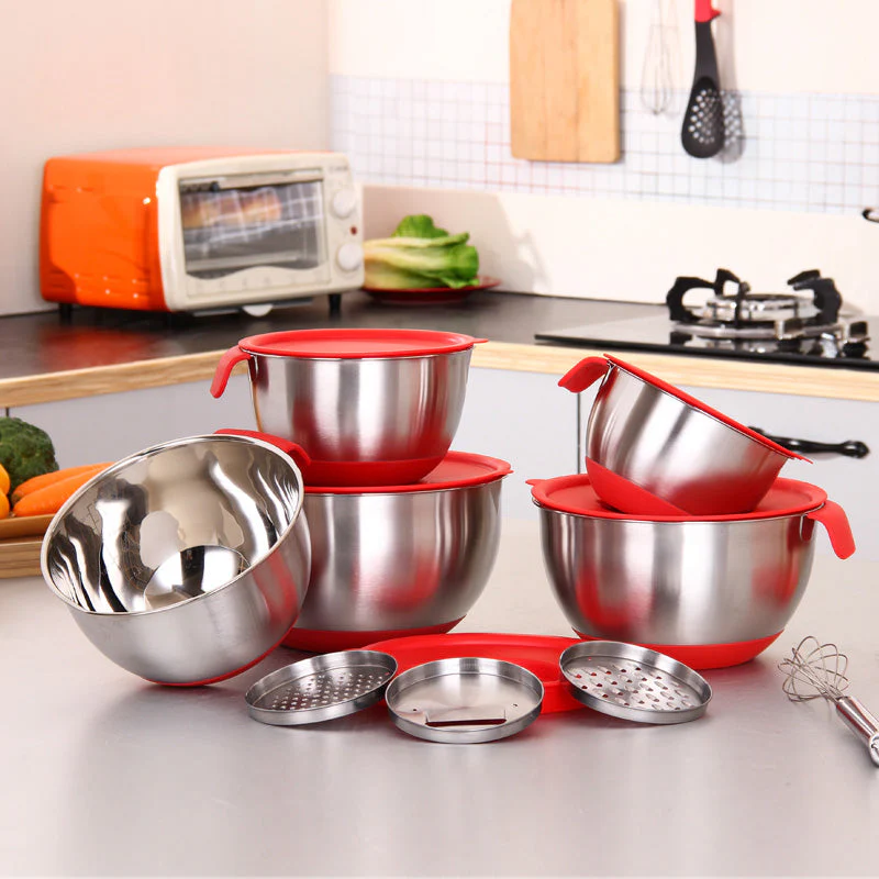 Non-Slip Multifunctional Grater Mixing Bowls - Image 1