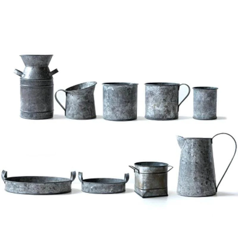 Rustic Wrought Iron Serving Set - Image 3