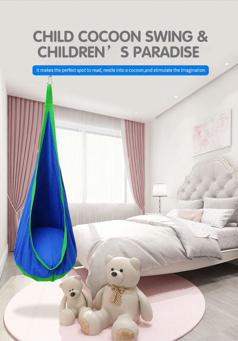 Colorful Cocoon Children Hammock - Image 3