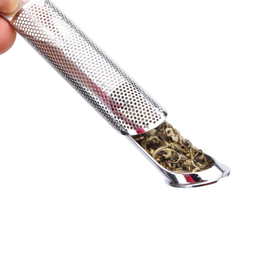 Silver Pipe Stainless Steel Tea Infuser Filter - Image 2