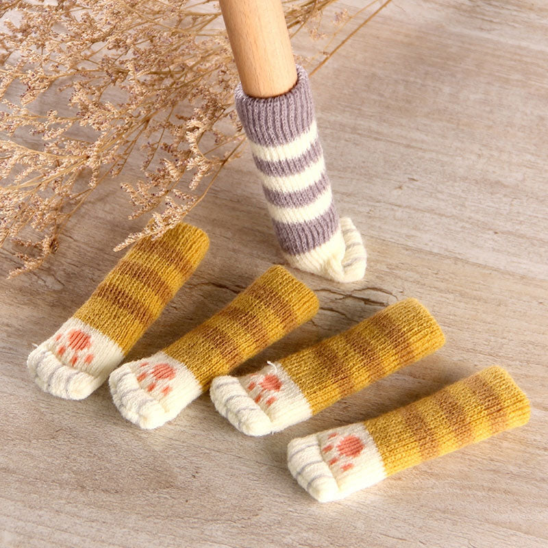 4Pcs Non-Slip Cat Paw Furniture Leg Covers - Image 1