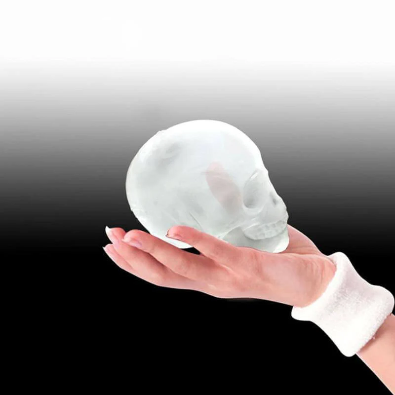 Big Skull Shape 3D Ice Cube Mold