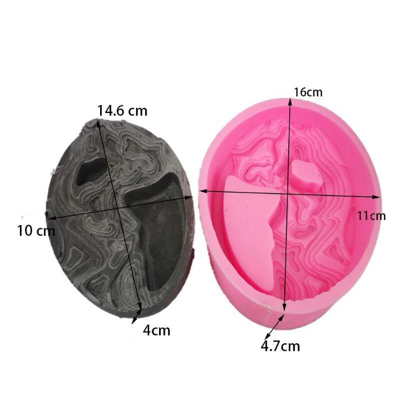 Creative Rockery Flower Pot Mold - Image 3