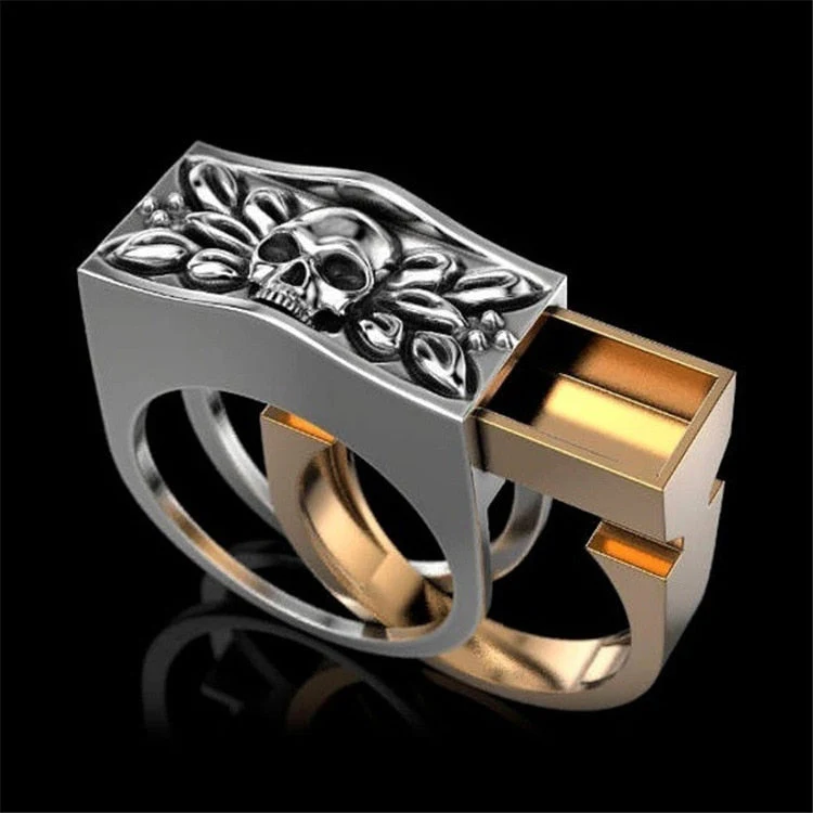 Men’s Fashion Steampunk Skull Ring