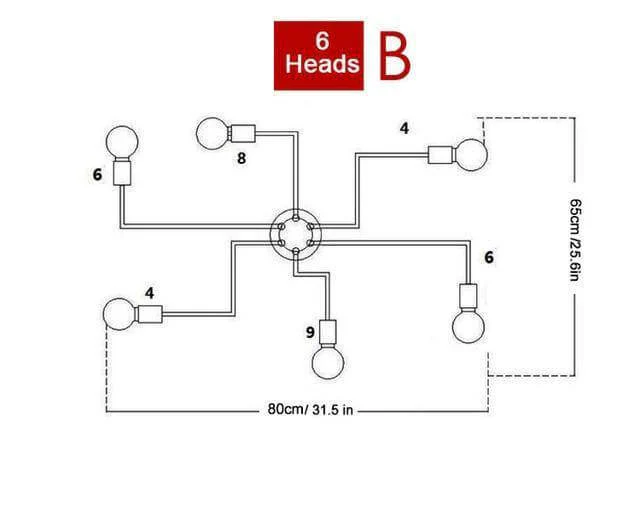 Metal Modern Iron Clemi Chandelier - Image 3