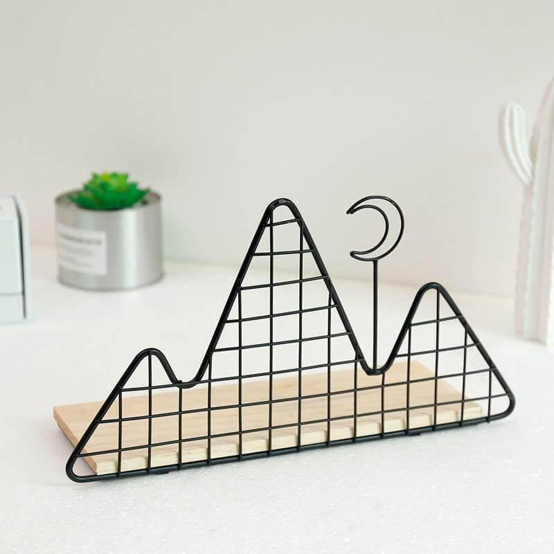 Nordic Style Metal Wall Shelf - Image 3