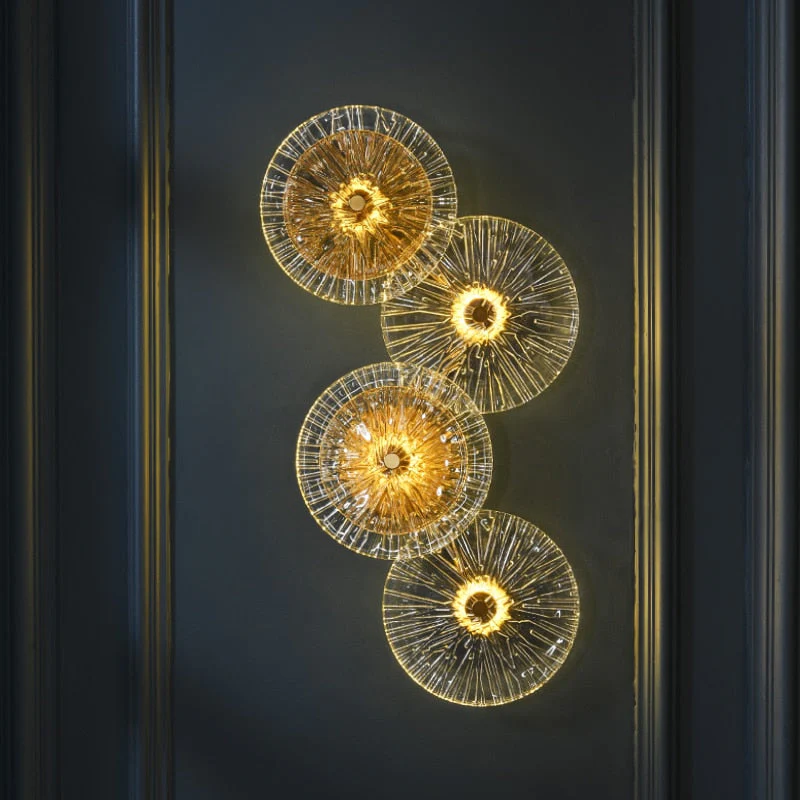 Elegant Postmodern Glass Stylish Wall Lamp - Image 1