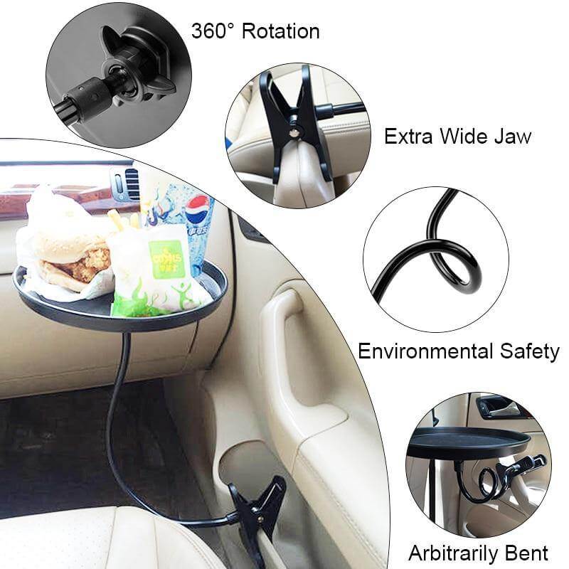 Adjustable Car Snack Holder Tray Organizer - Image 2