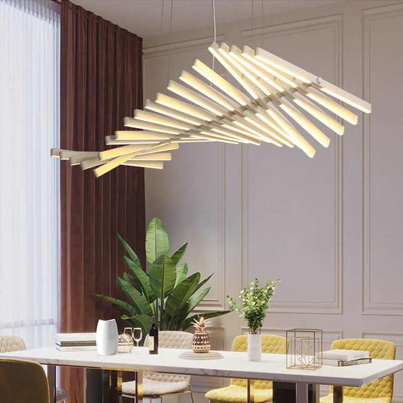 Modern LED Chandelier Industrial Acrylic Lamp - Image 2