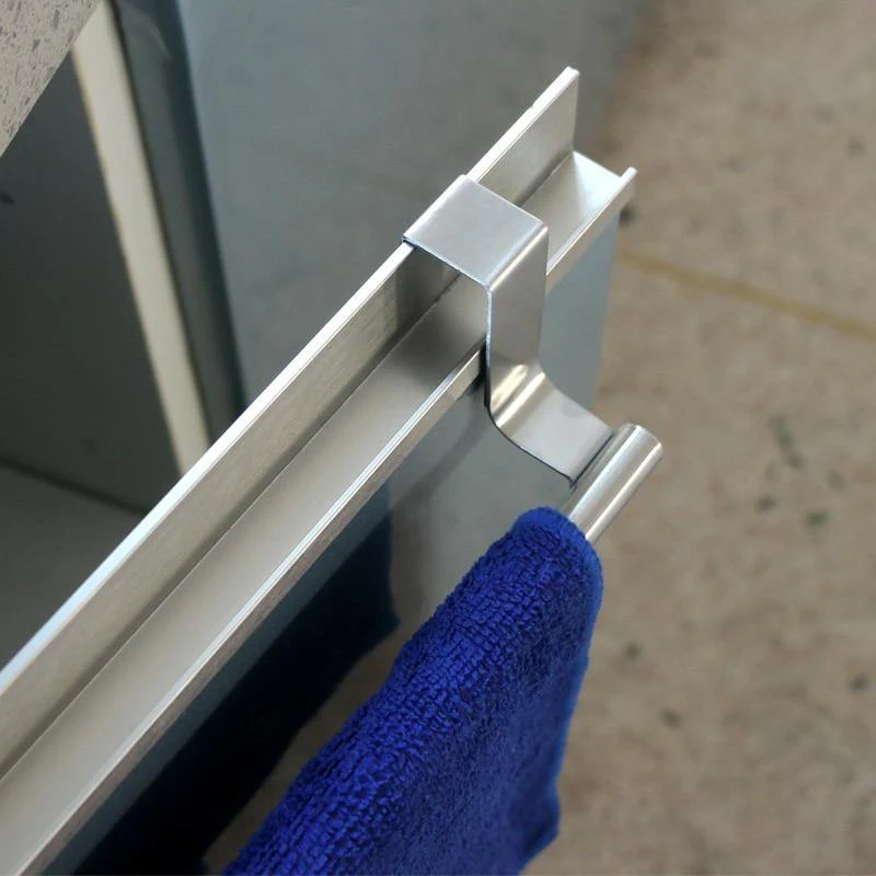 Metal Durable Stainless Steel Cabinet Towel Hanger - Image 2