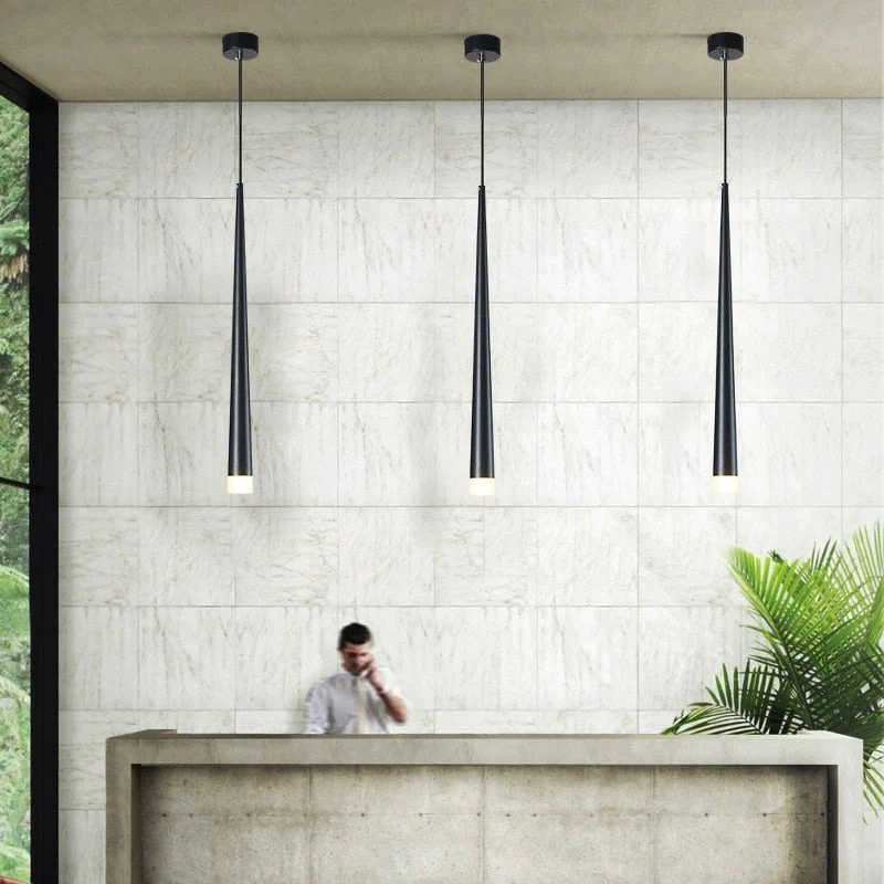 Nordic Long Downlight Elegant Led Chandelier - Image 2