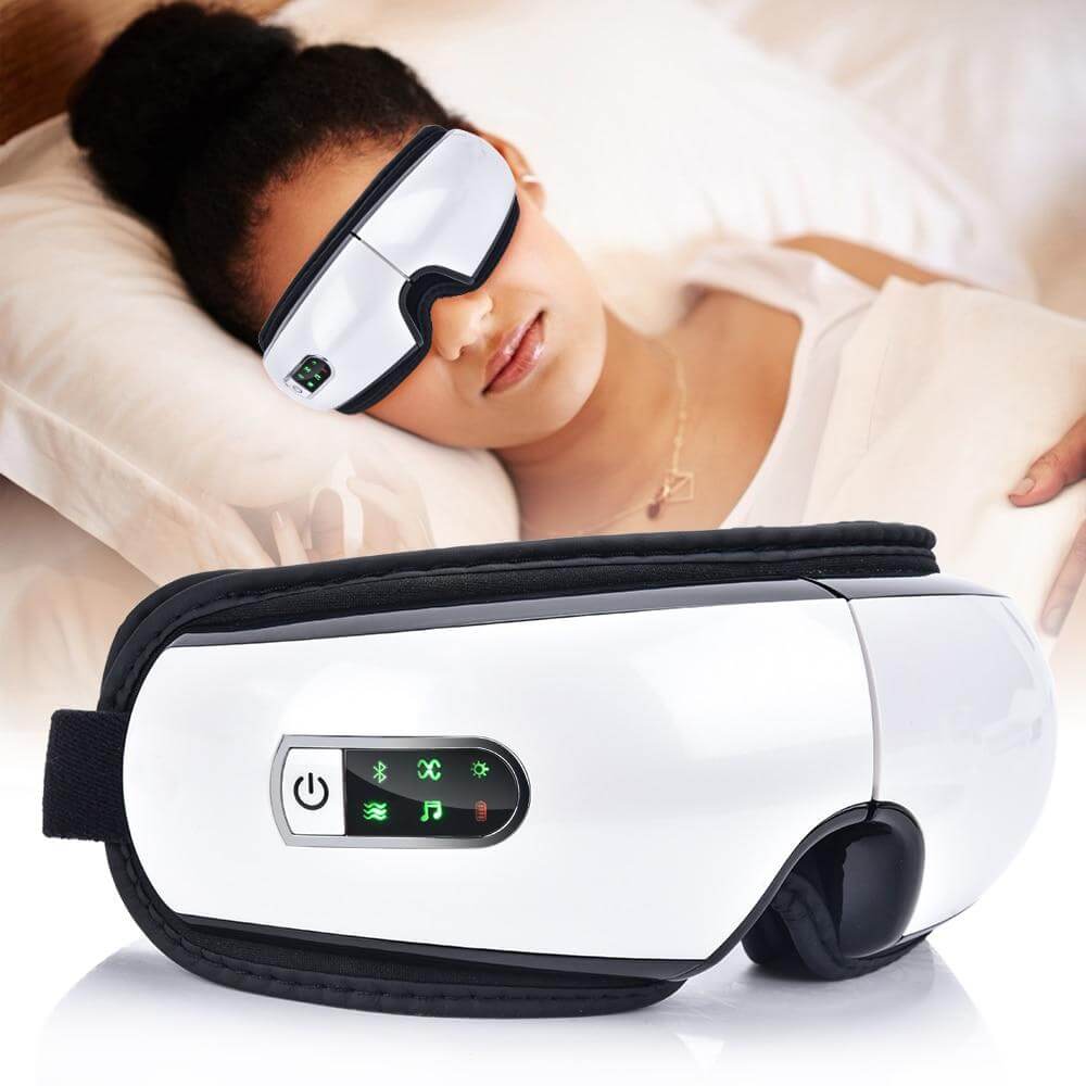 Smart Rechargeable Electric Hot Eye Massager for Eye Strain - Image 3
