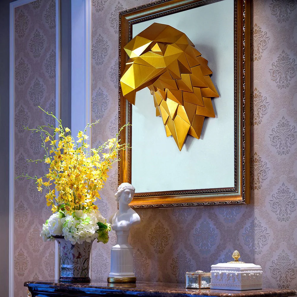 3D Eagle Sculpture Home Wall Decor - Image 2