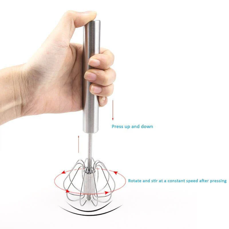 Stainless Steel Easy Stirrer Whisk - Image 2