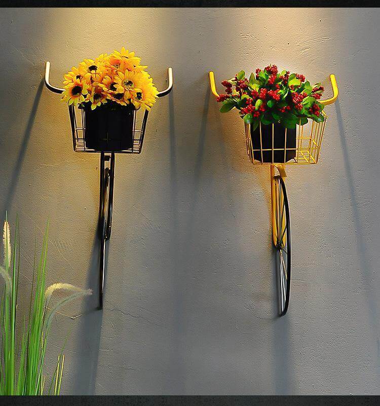 Retro Creative Iron Bicycle Head Wall Decor - Image 2