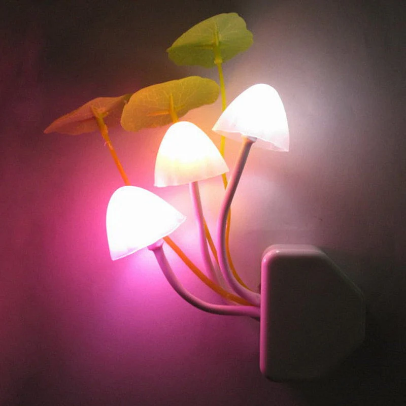Fairy Colorful Mushroom Night Wall Lamp - Image 2