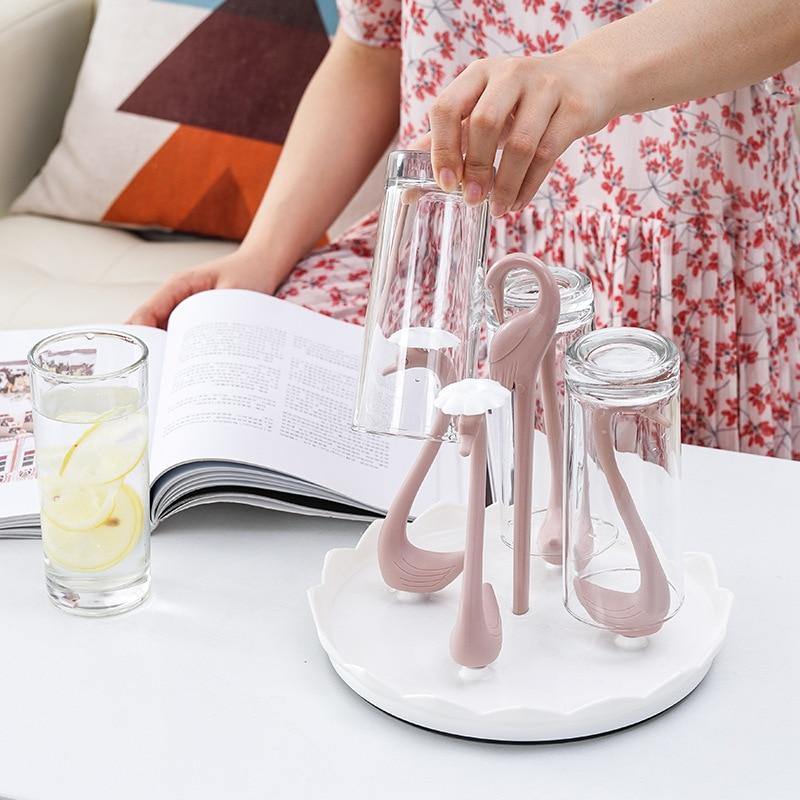 Glass Cup Swan Automatic Drainer - Image 3