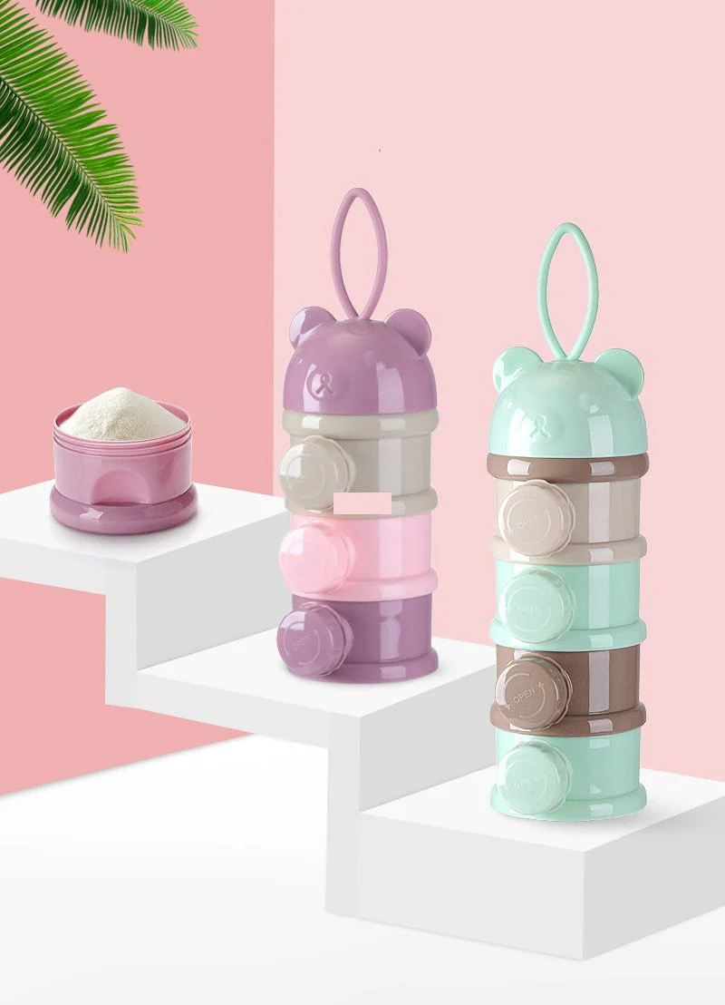 Multi-Layer Cute Baby Stackable Food Container - Image 2