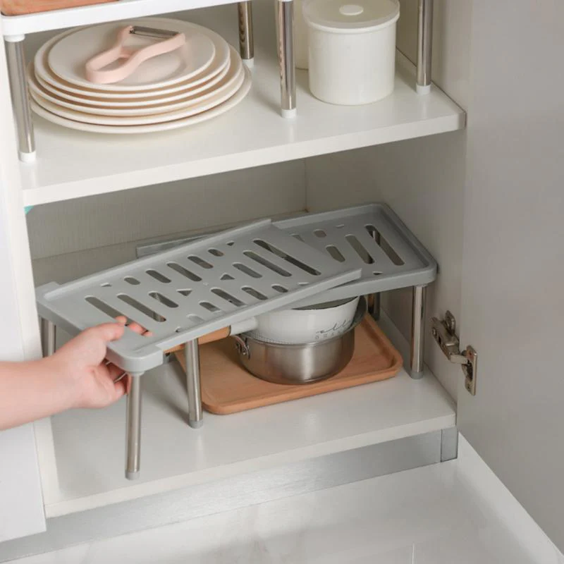 Space Saving Retractable Cabinet Organizer Shelf - Image 2