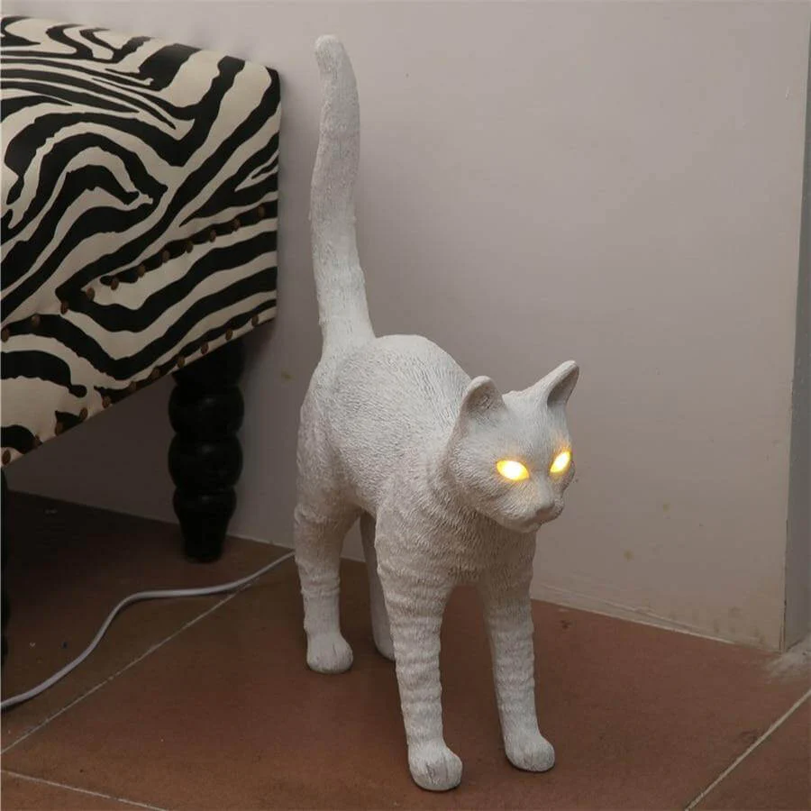 Nordic Resin Cat Table Lamps - Image 1