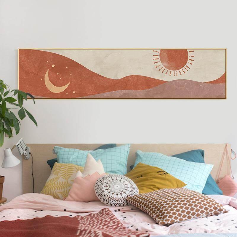 Nordic Minimal Wall Art Canvas Painting - Image 2