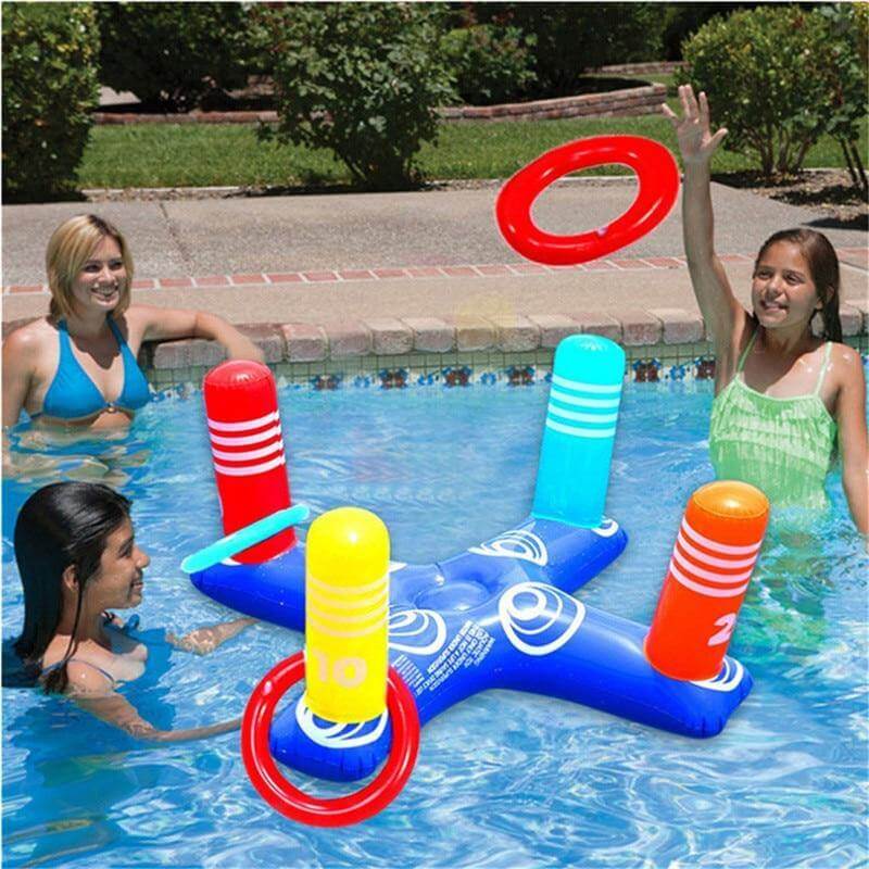 Inflatable Ring Throwing Ferrule Pool Toy - Image 2