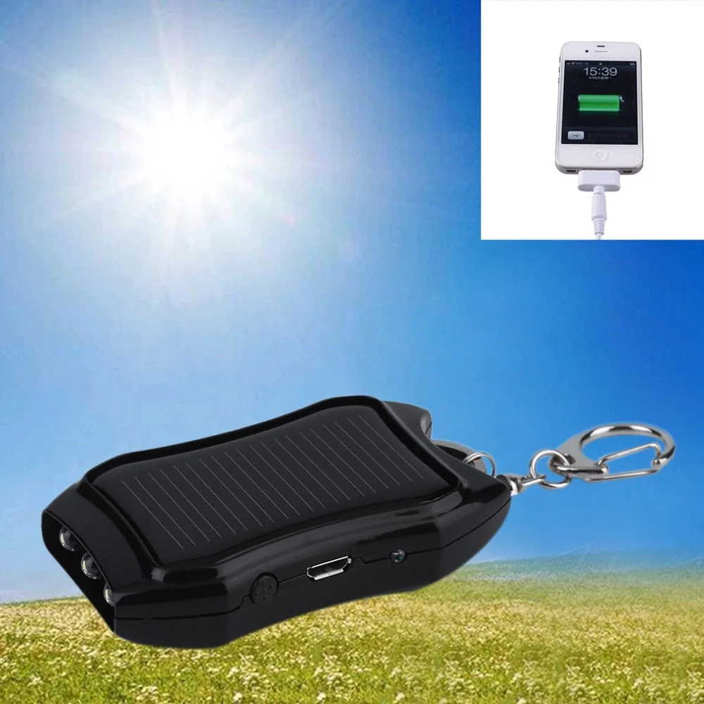 Solar Power Bank Keychain - Image 1