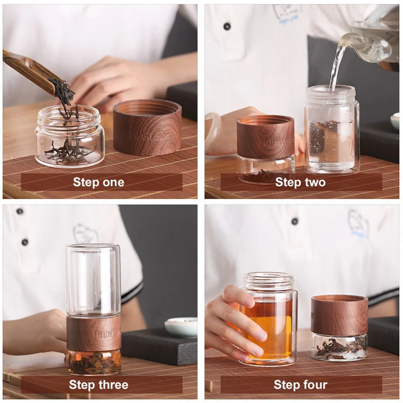 Simple Portable Glass Tea Infuser - Image 3