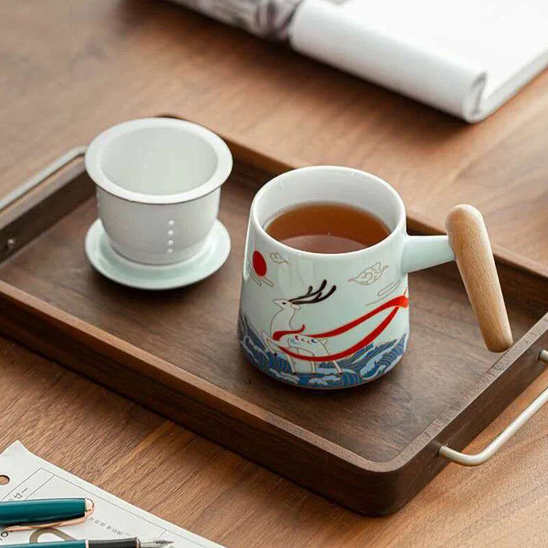 Ceramic Artsy Tea Cup - Image 3