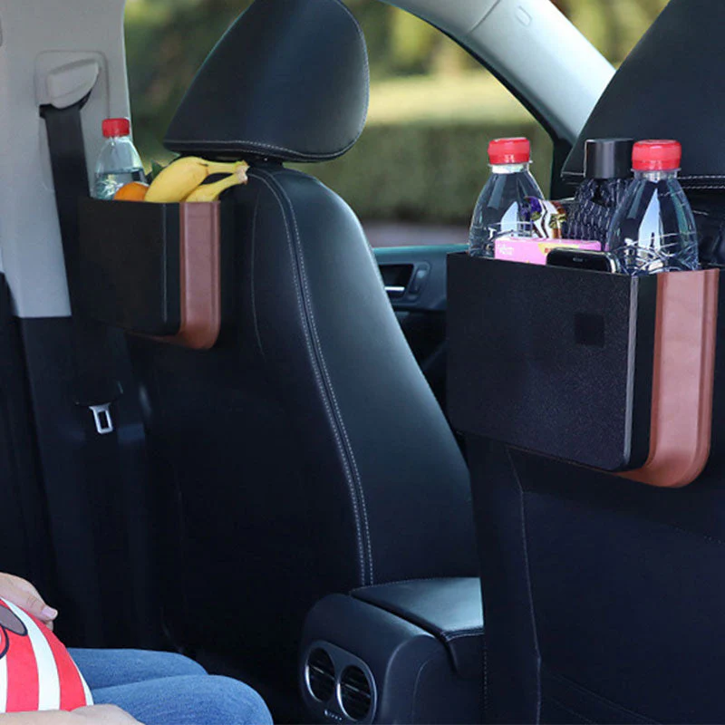 Foldable Back Seat Drink Phone Holder - Image 2
