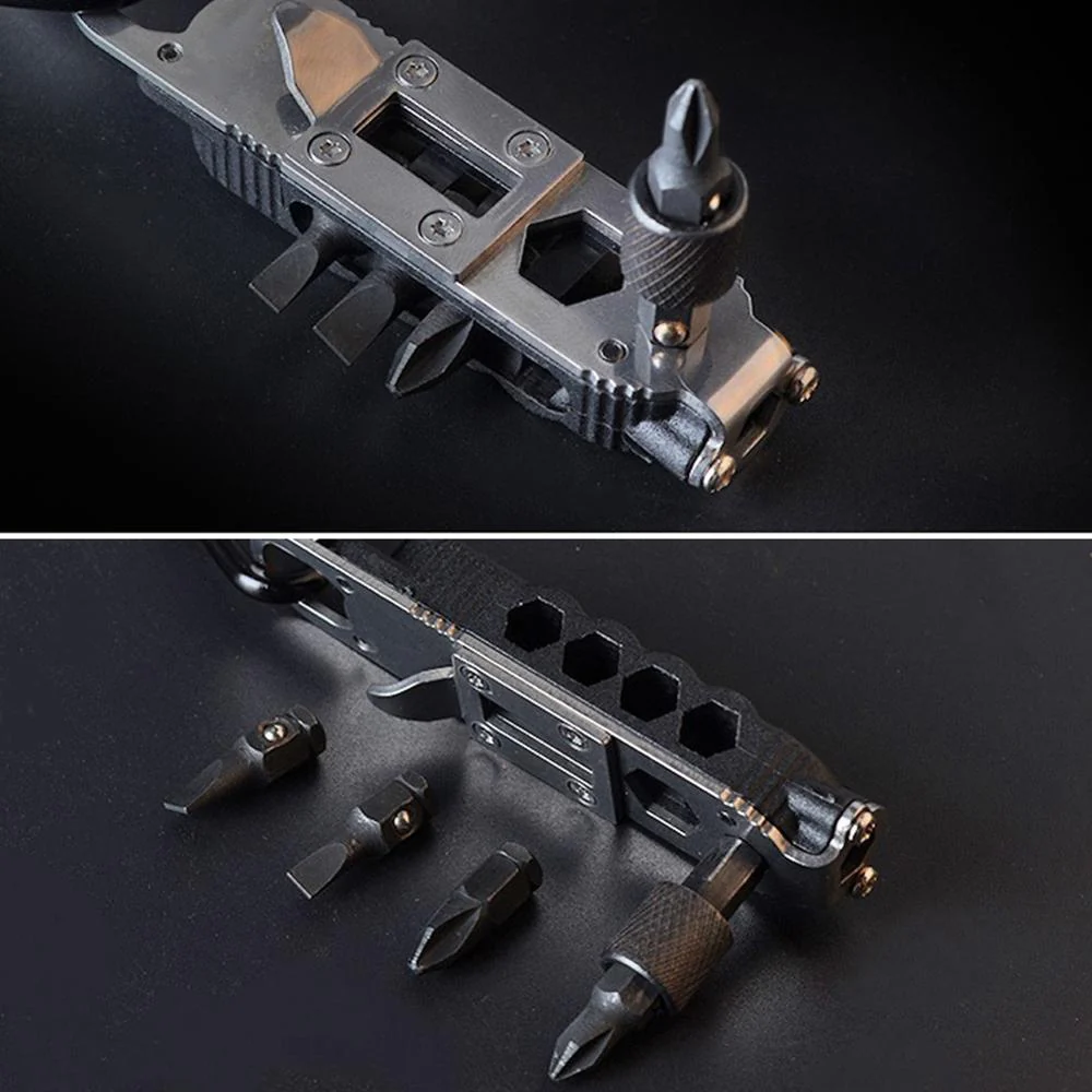 Mini Multifunctional Keychain Survival Camping Tool - Image 2