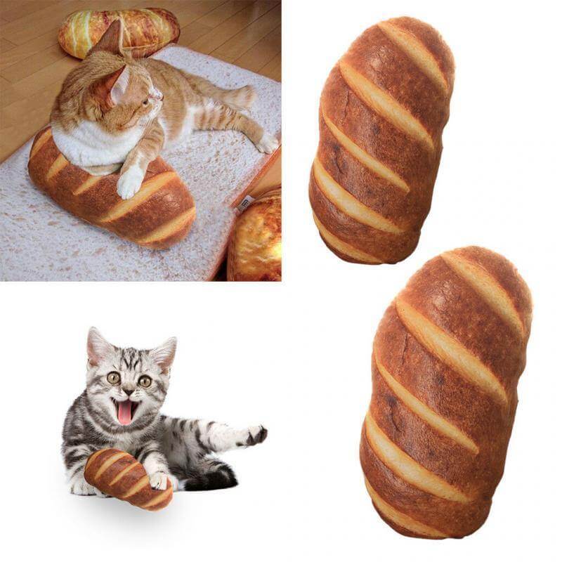 Giant Bread Plush Decorative Pillow - Image 2