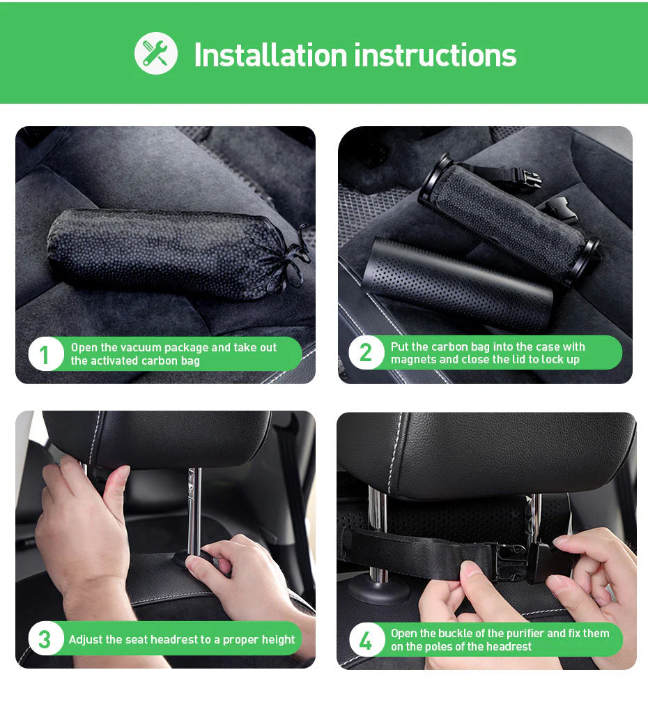 Car Back Seat Portable Ionizer Humidifier - Image 3