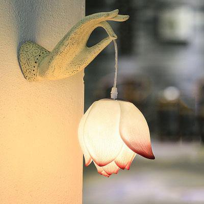 Modern Creative Chinese Lotus Wall Lamp - Image 3