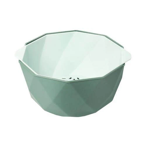 Elegant Double Layer Drain Basket With Strainer Bowl - Image 2