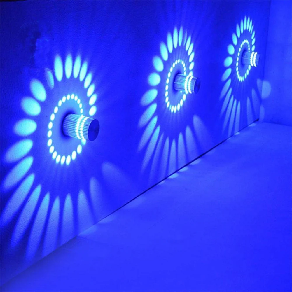 Spiral Hole RGB LED Fun Wall Light - Image 2