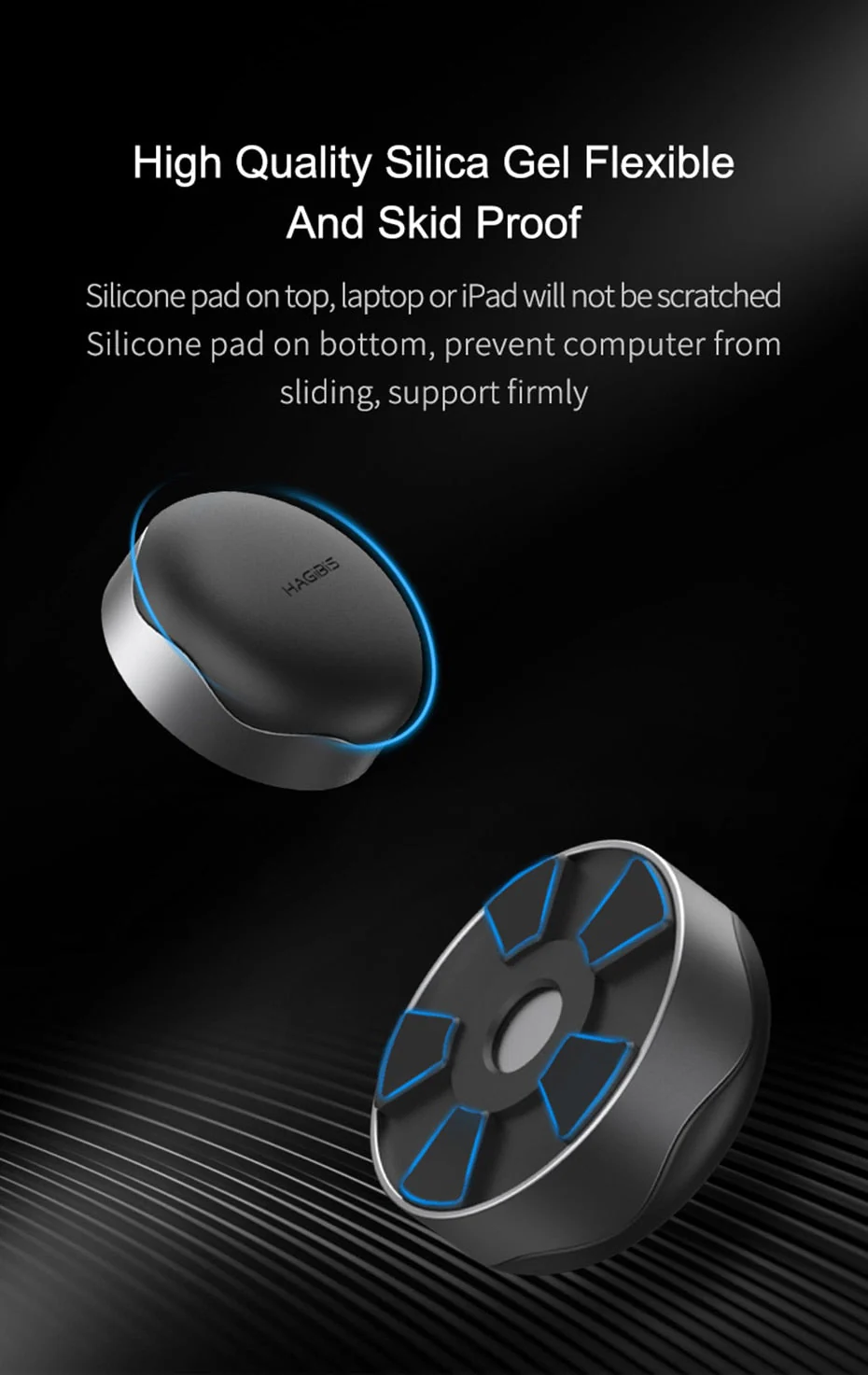 Portable Magnetic Laptop Cooler Stand - Image 3
