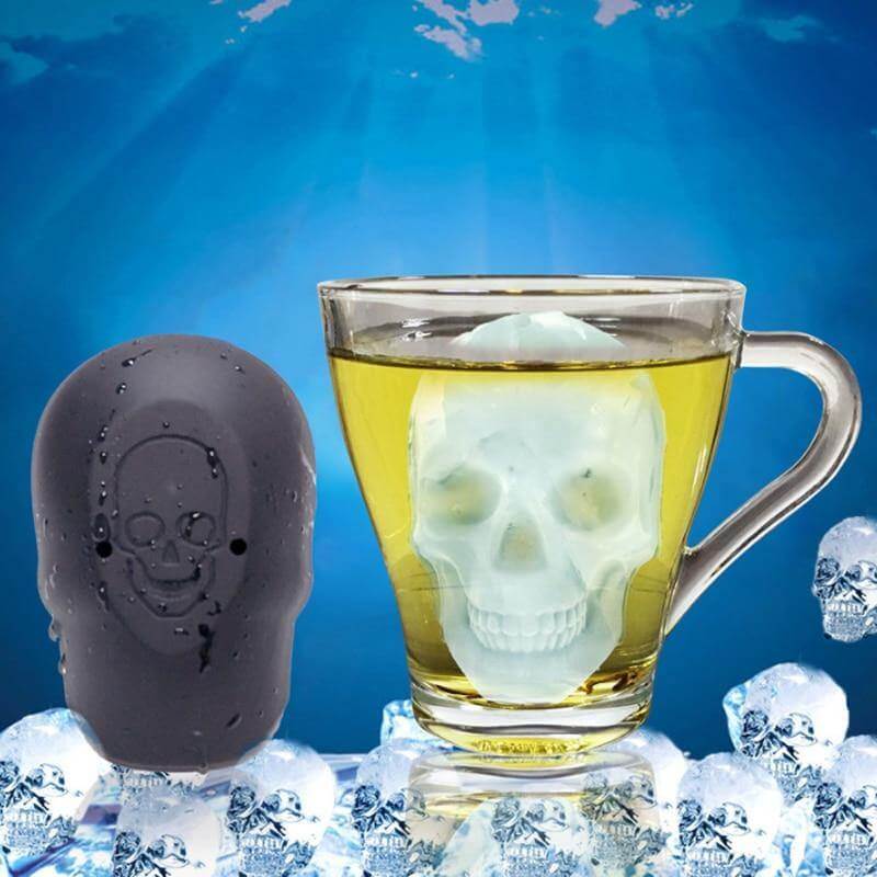 Big Skull Shape 3D Ice Cube Mold - Image 2