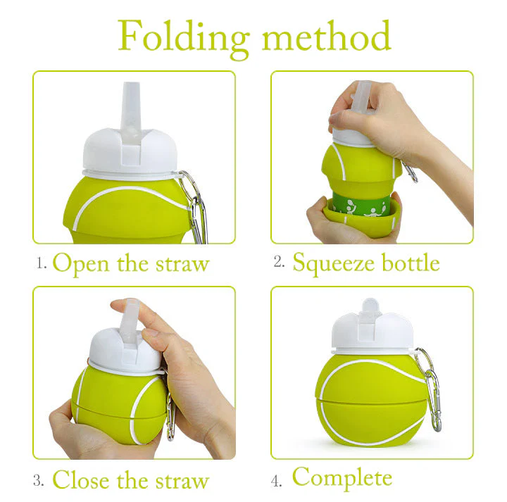 Basketball Leakproof Folding Thermos - Image 2