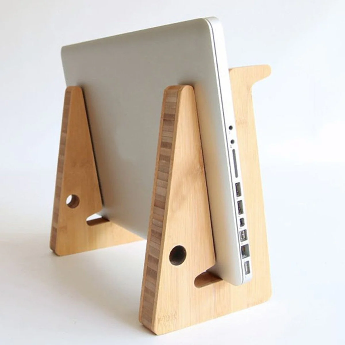Creative Universal Wooden Detachable Laptop Stand - Image 3