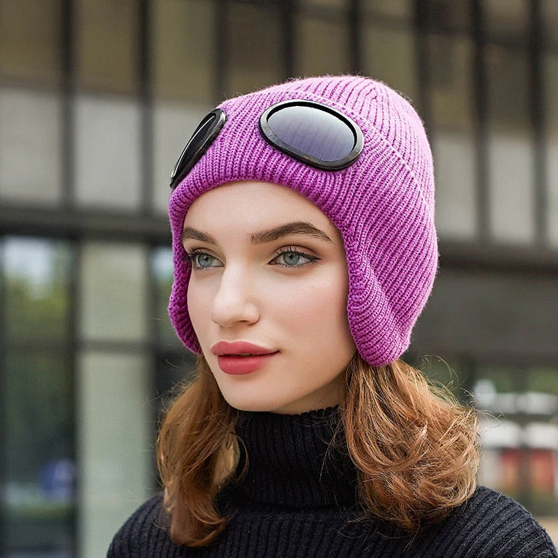 Unisex Warm Pilot Winter Hat - Image 3