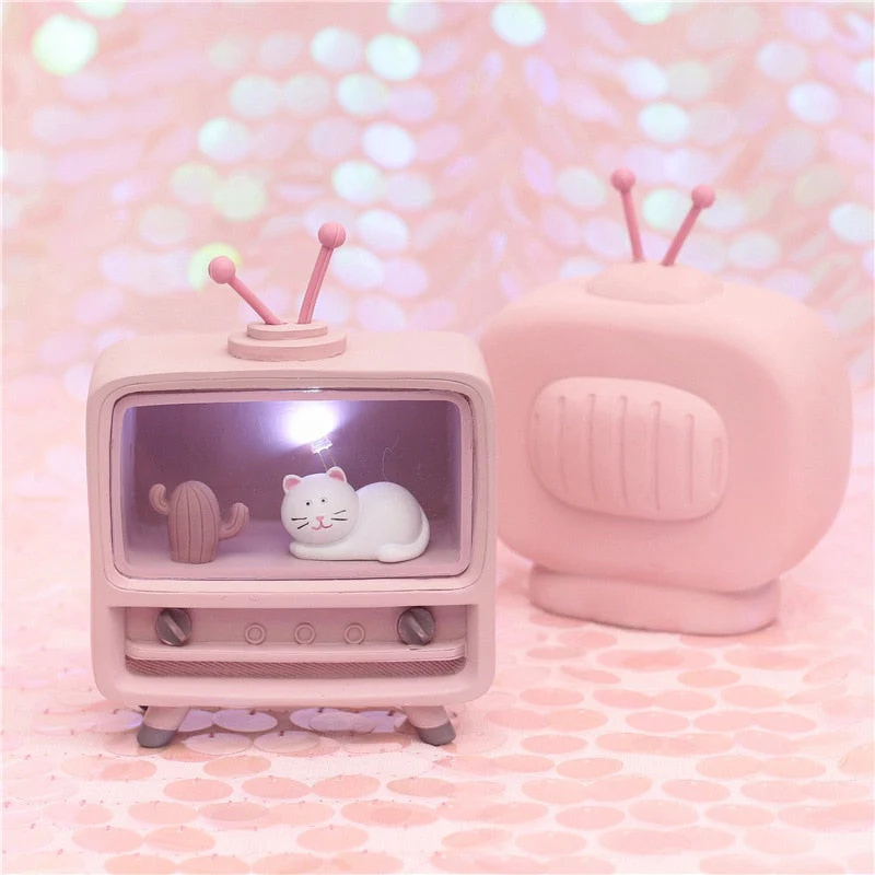 Cozy Cat TV Mini Night Lamp - Image 2
