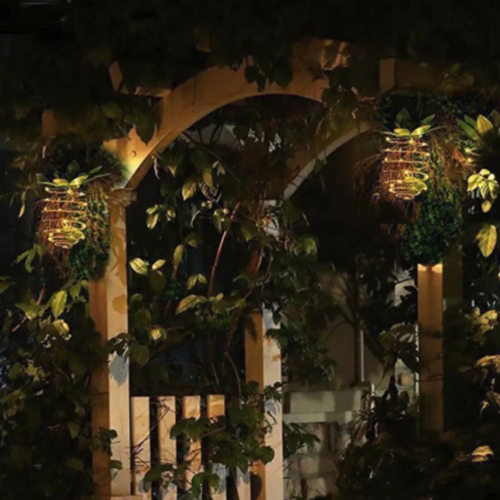 Outdoor Solar Garden Pineapple Automatic Lights - Image 2